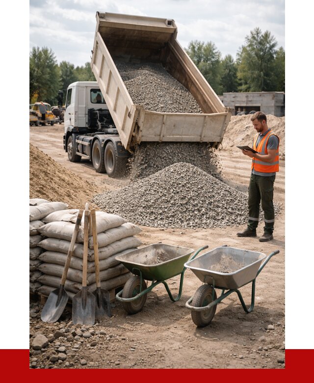 Доставка нерудных материалов в Ижевске от 1246 руб. | ПРОНЕРУДЖвс