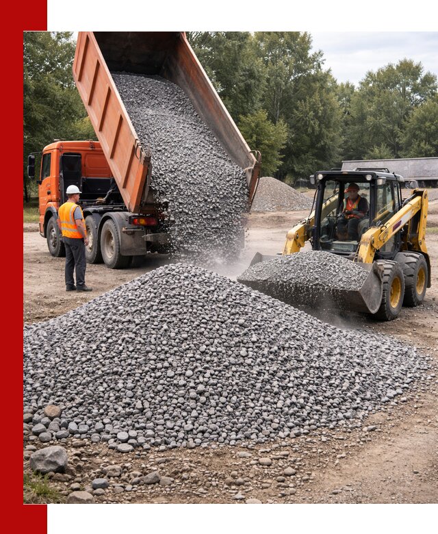 Купить гранитный щебень фракции 5–10 в Ижевске с доставкой