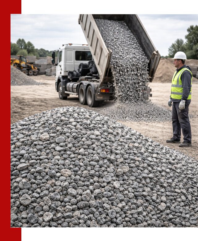 Доставка и продажа гранитного щебня фракции 5-20 в Ижевске