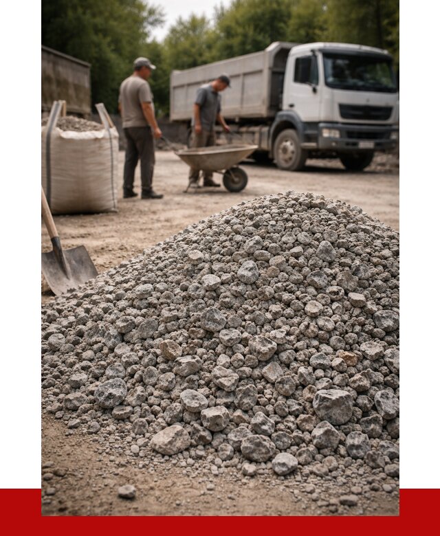 Гранитный щебень фракция 20-40 в Ижевске от 3324 руб. ПРОНЕРУДЖвс