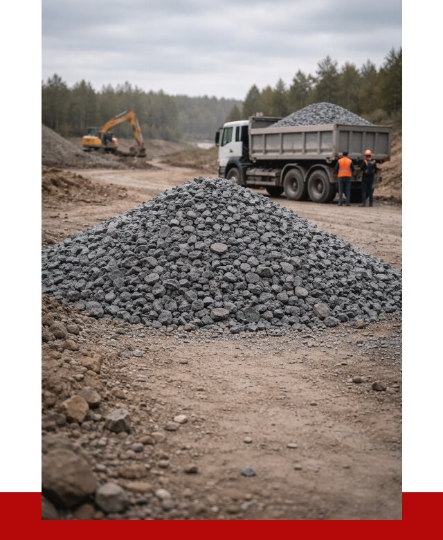 Щебень габбро диабаз фракция 40-70 в Ижевске от 2285 р-ПРОНЕРУДЖвс