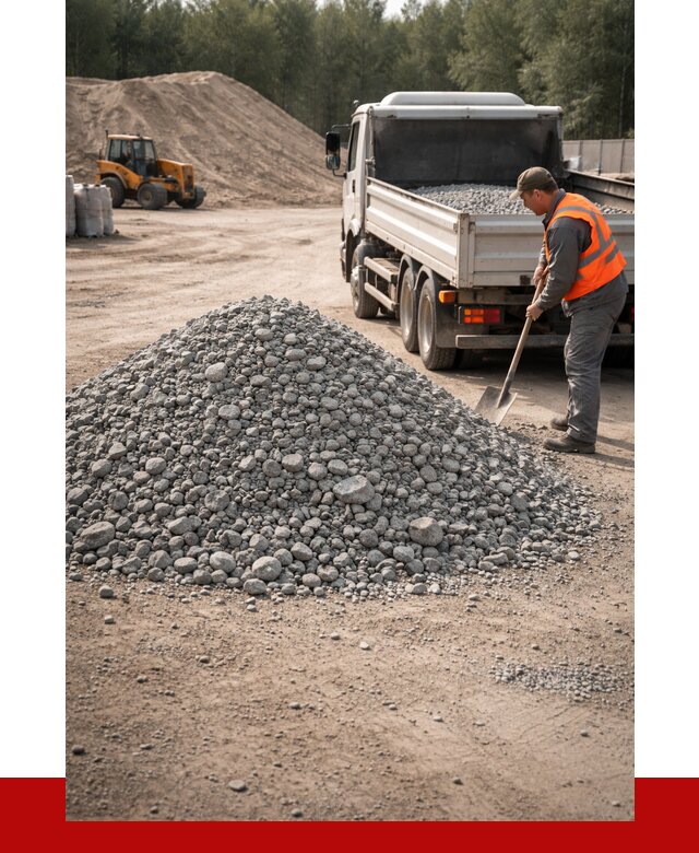 Гравийный щебень фракция 5-10 в Ижевске от 2285 р. | ПРОНЕРУДЖвс