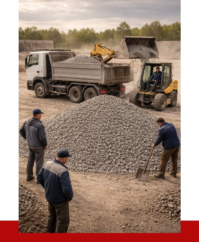 Гравийный щебень фракция 5-20 в Ижевске от 2493 р. ПРОНЕРУДЖвс