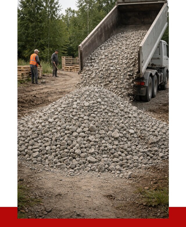 гравийный щебень фракция 70-120 в Ижевске от 2545 р. ПРОНЕРУДЖвс