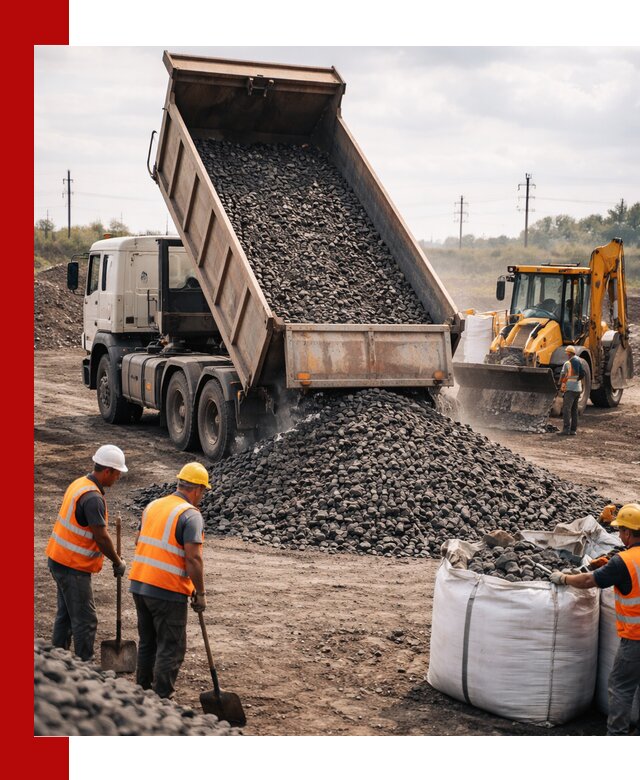 Шлаковый щебень фракция 40-70 с доставкой в Ижевске