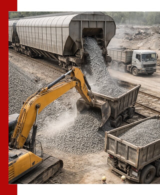 Доставка железнодорожного щебня в Ижевске крупными партиями быстрого отгруза