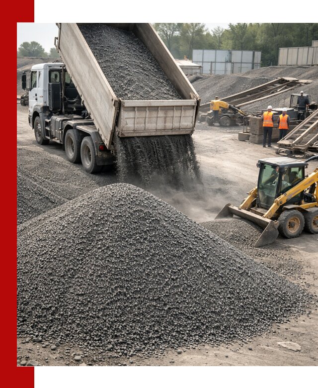 Вторичный щебень фракция 0–5 с доставкой в Ижевске