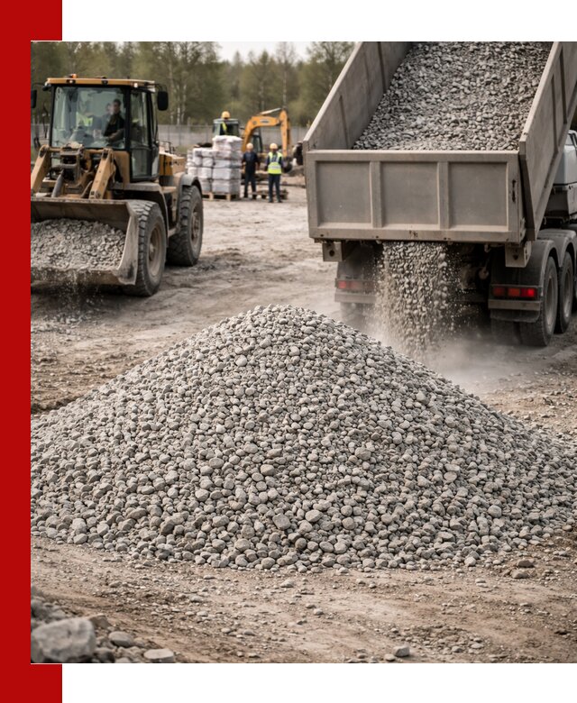 Вторичный щебень фракции 5-20 в Ижевске — доставка и продажа крупнотоннажно