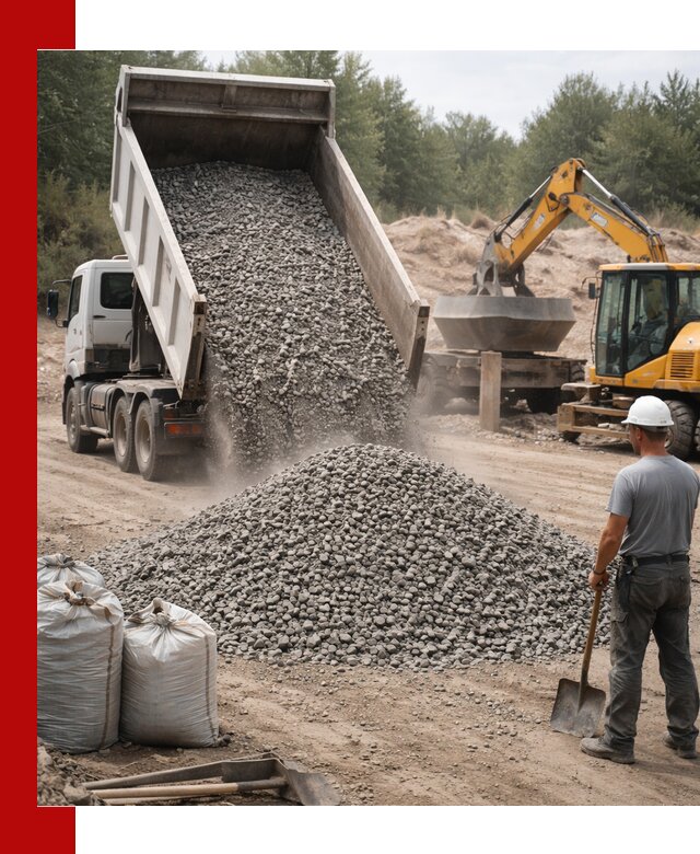 Доставка и продажа бетонного щебня в Ижевске