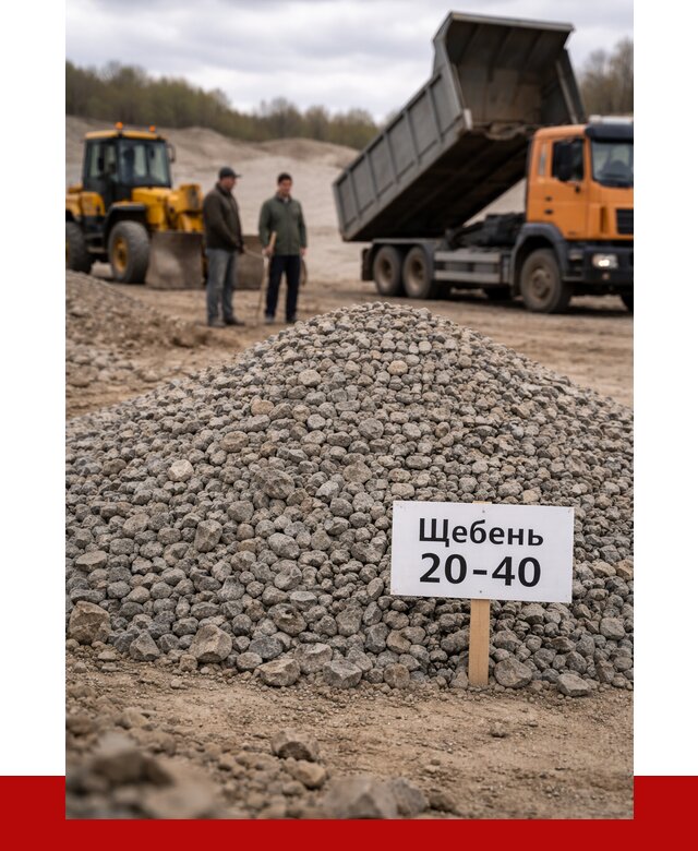 Бетонный щебень фракция 20-40 в Ижевске от 2545 р. | ПРОНЕРУДЖвс