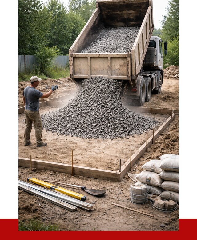Купить щебень для фундамента в Ижевске от 4674 р. | ПРОНЕРУДЖвс