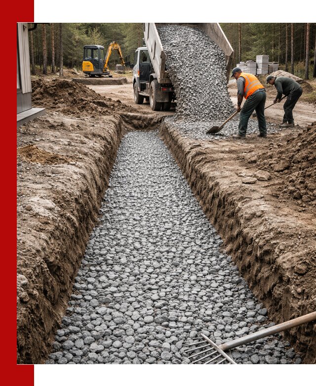 Щебень для дренажа с доставкой в Ижевске высокого качества