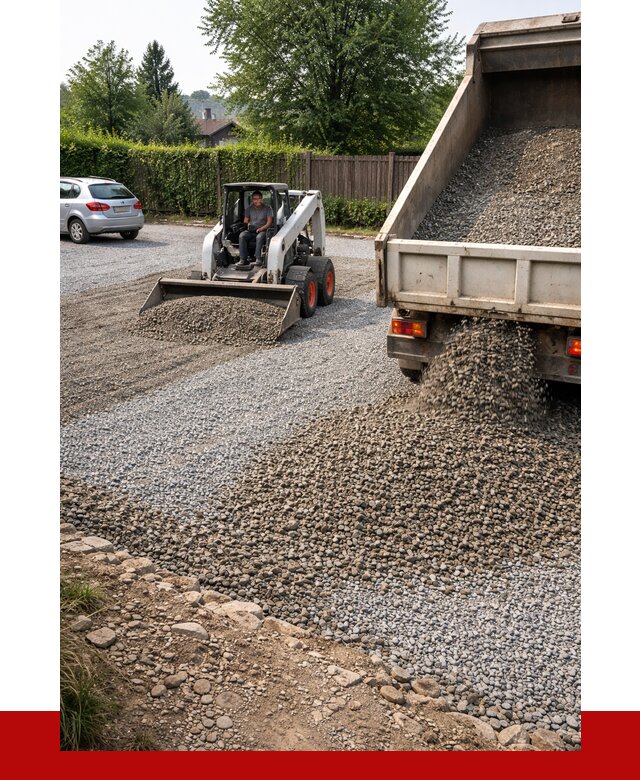 Щебень для парковки в Ижевске с доставкой от 1246 р.| ПРОНЕРУДЖвс