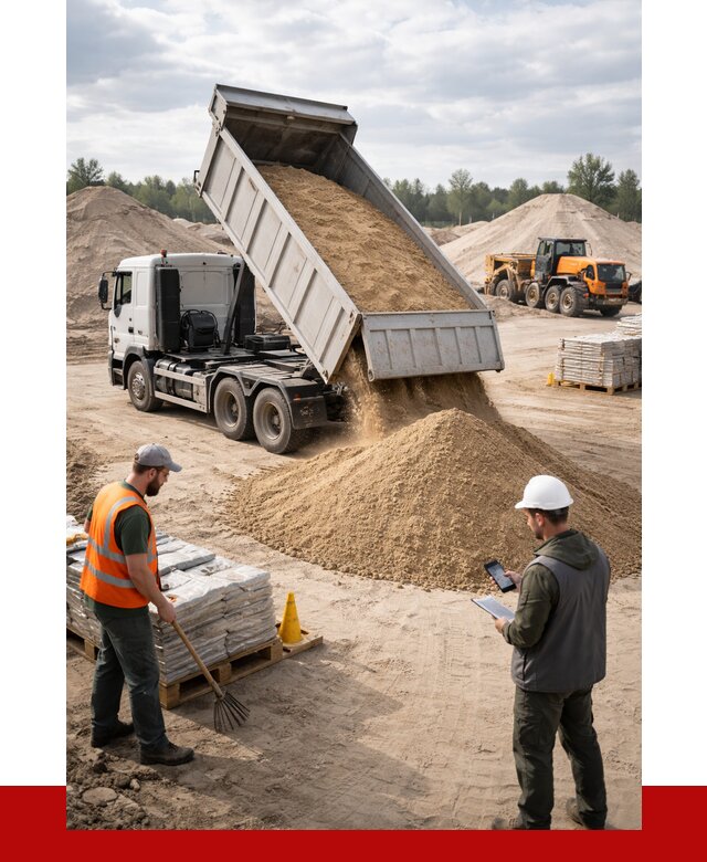 Карьерный песок с доставкой в Ижевске от 3739 р. ПРОНЕРУДЖвс