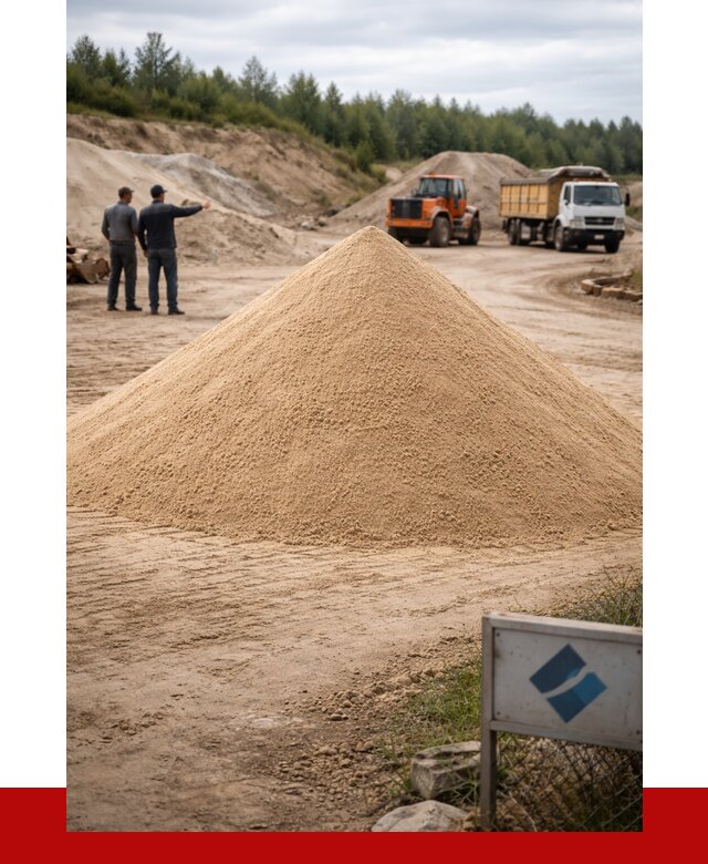 Карьерный песок навалом в Ижевске от 1870 р. | ПРОНЕРУДЖвс
