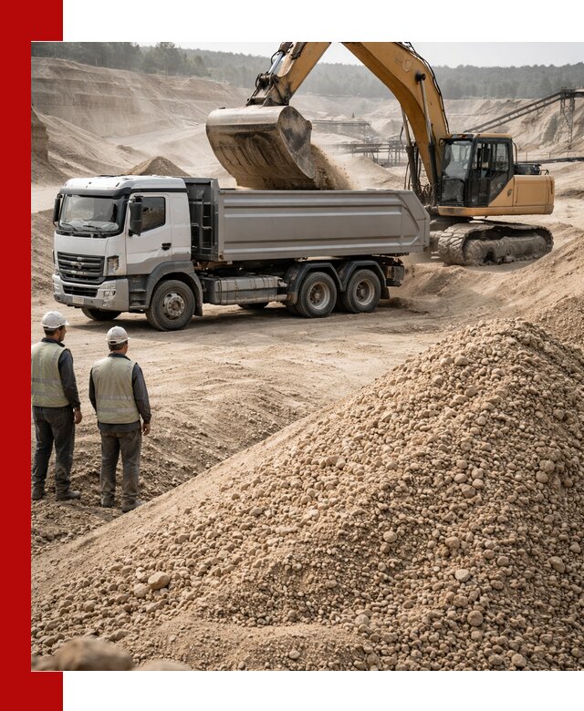 Карьерный крупнозернистый песок с доставкой в Ижевске