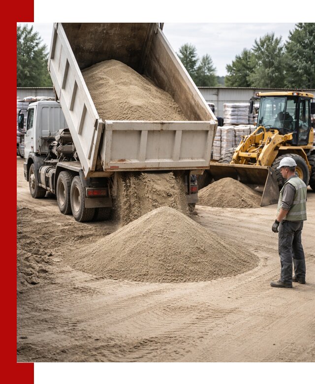 Поставка и доставка песка для бетона в Ижевске