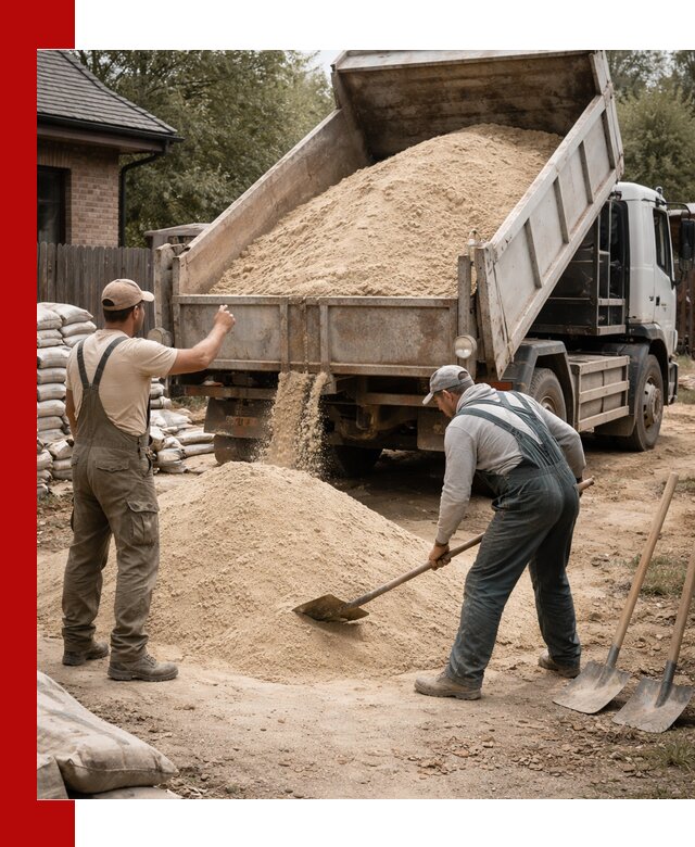 Песок для штукатурки с доставкой в Ижевске качественный и чистый