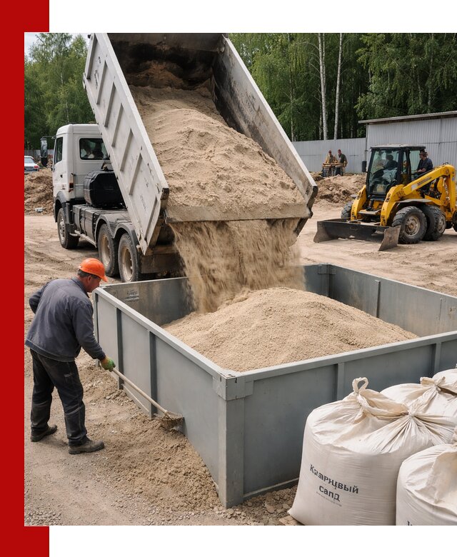 Кварцевый песок для фильтра в Ижевске — доставка и качество