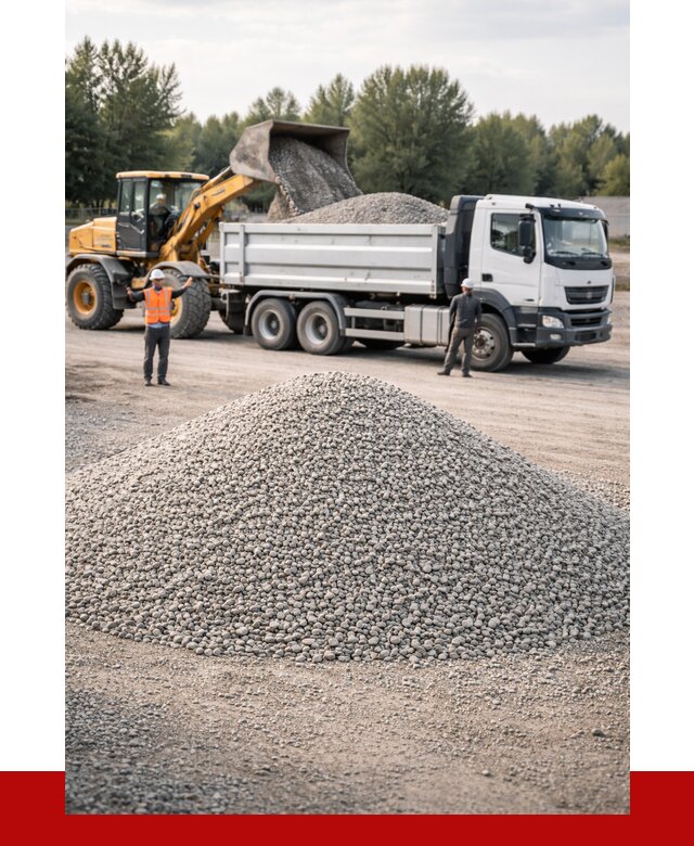 Купить мытый гравий в Ижевске от 3635 р, доставка ПРОНЕРУДЖвс
