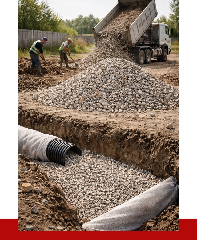 Гравий для дренажа в Ижевске от 2285 р., доставка ПРОНЕРУДЖвс