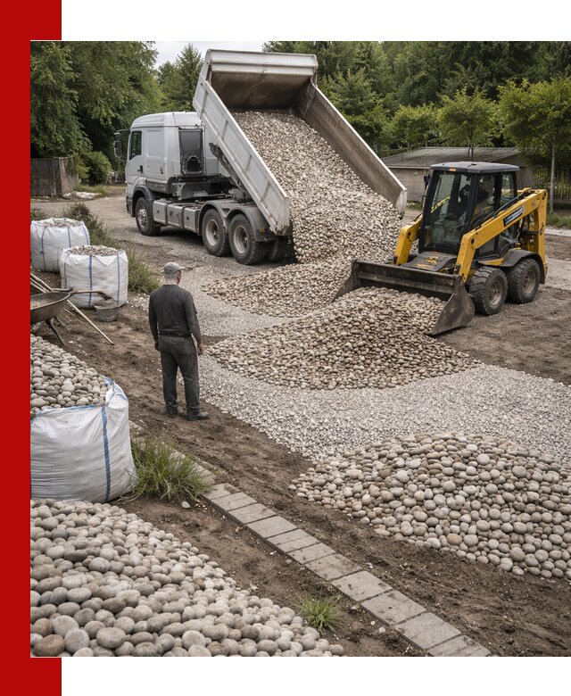 Доставка морской гальки оптом и в розницу в Ижевске