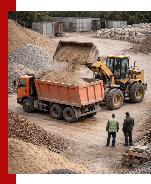 Доставка сыпучих смесей и смесей для стройки в Ижевске