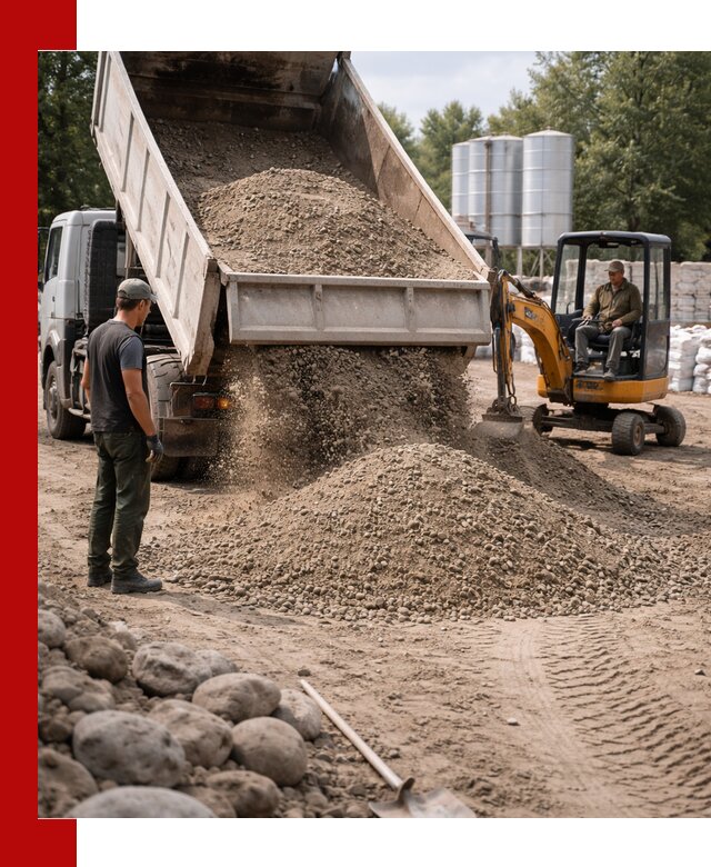 Доставка ПГС С3 в Ижевске самосвалами и миксерами