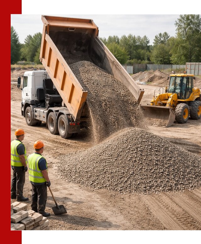 Доставка щебёночно-песчаной смеси ЩПС С7 в Ижевске