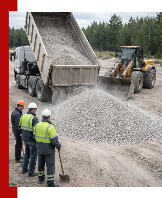 Известняковый отсев 0-5 доставка в Ижевске быстро и выгодно
