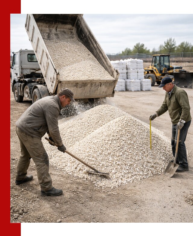 Мраморная крошка с доставкой и разгрузкой в Ижевске