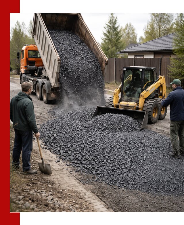 Крошка габбро с доставкой в Ижевске для строительных работ