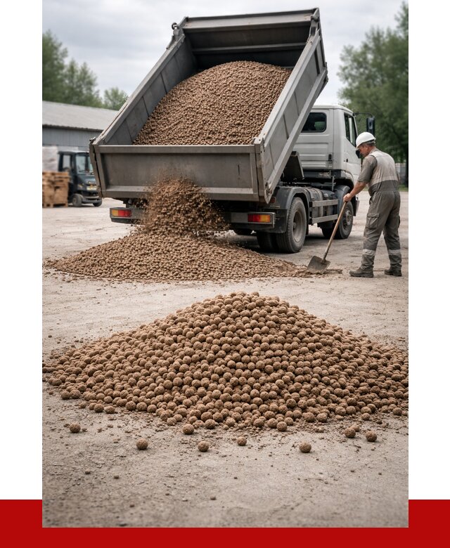 Керамзит с доставкой в Ижевске от 4363 р. за м3 | ПРОНЕРУДЖвс
