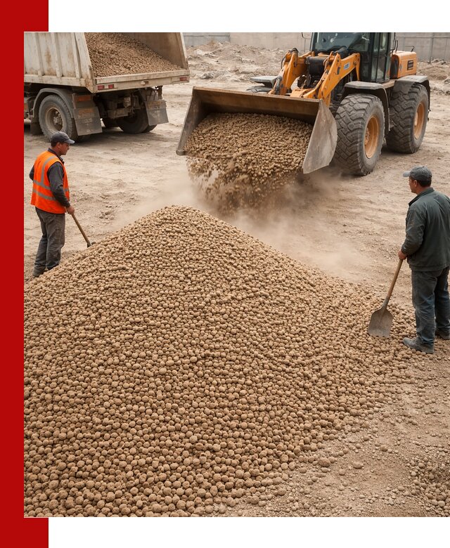 Керамзит фракция 10-20 с доставкой в Ижевске