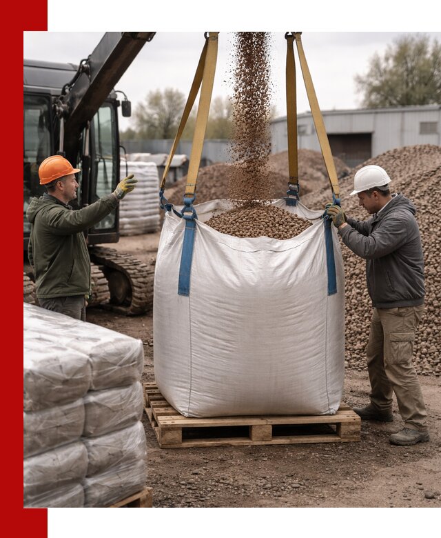 Керамзит в биг-бегах с доставкой в Ижевске