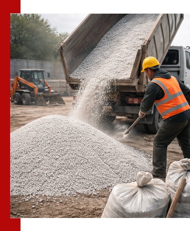 Доставка перлита вспученного в Ижевске оптом и в розницу