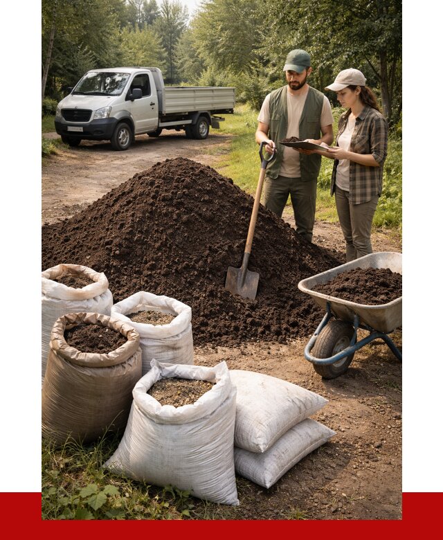 Купить грунт с доставкой в Ижевске от 4674 р. за м3 | ПРОНЕРУДЖвс