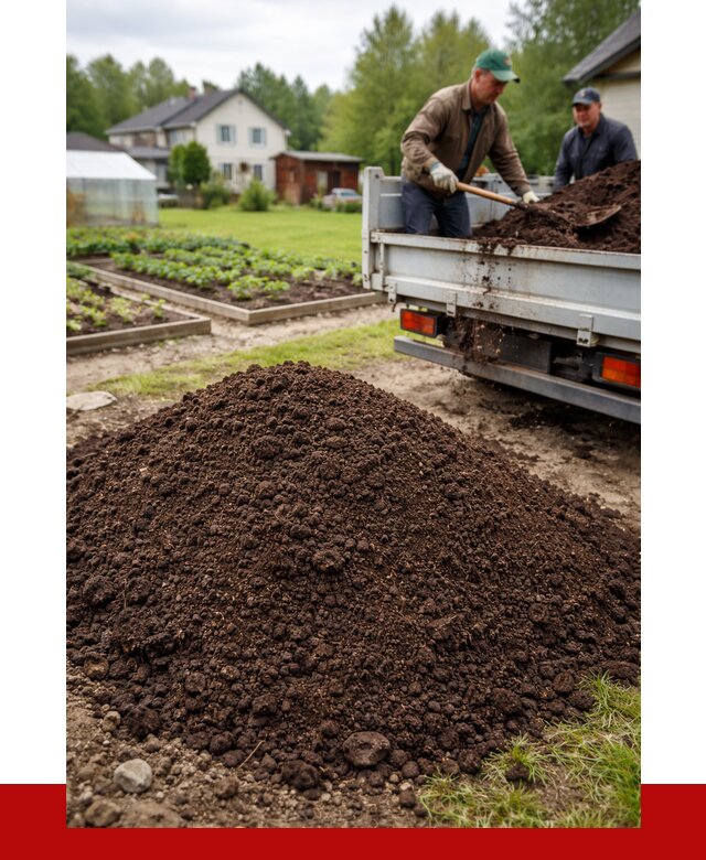 Плодородный грунт в Ижевске с доставкой от 4363 р. | ПРОНЕРУДЖвс