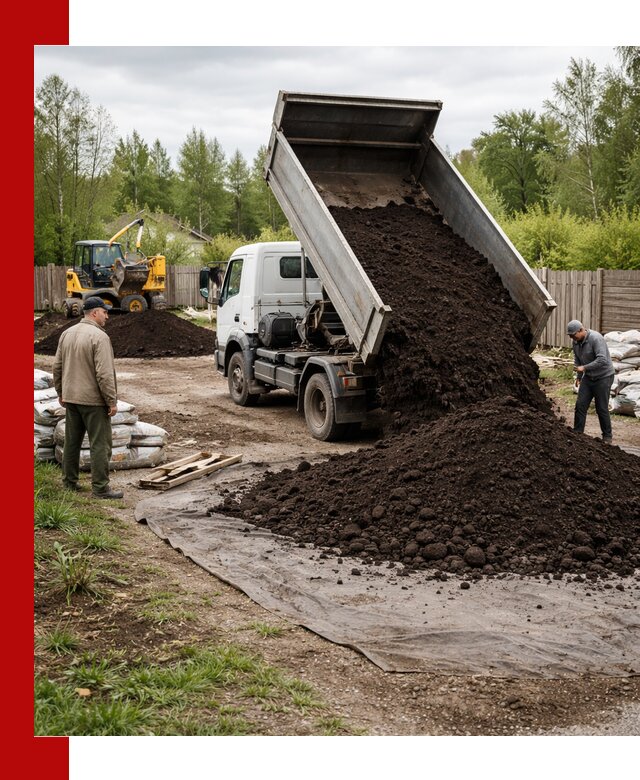 Доставка качественного почвогрунта в Ижевске оптом и в розницу