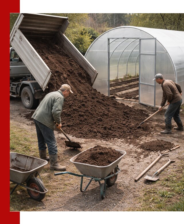 Грунт для теплицы с доставкой в Ижевске — плодородный субстрат под растения