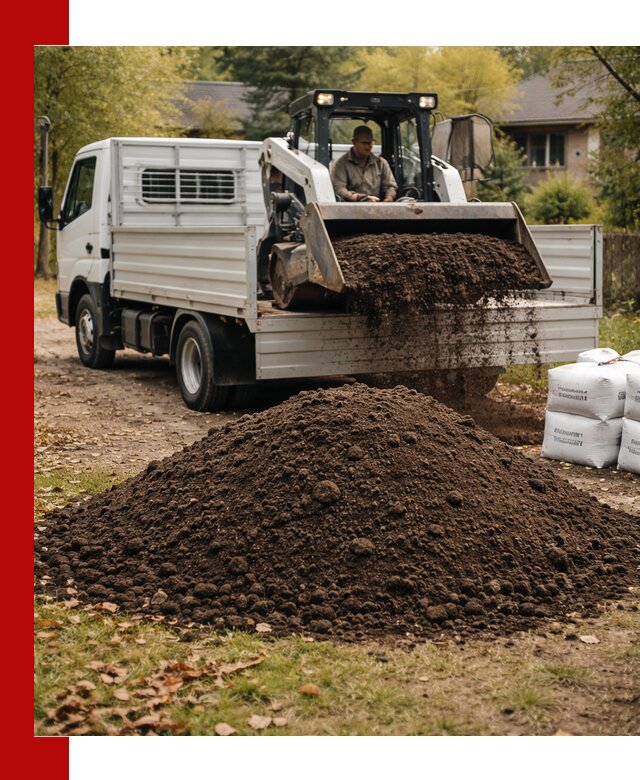 Доставка садовой земли в больших объёмах в Ижевске