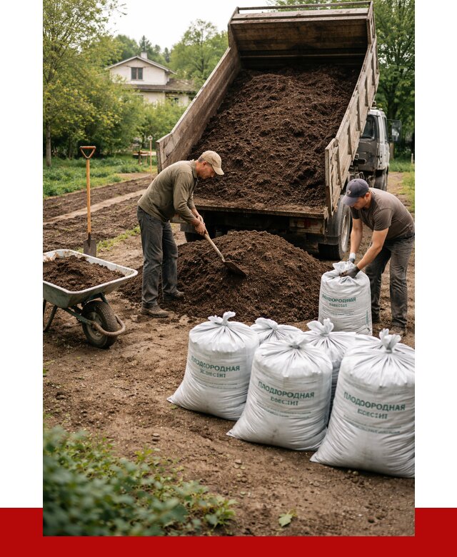 Плодородная смесь в Ижевске от 4363 р./куб с доставкой | ПРОНЕРУДЖвс