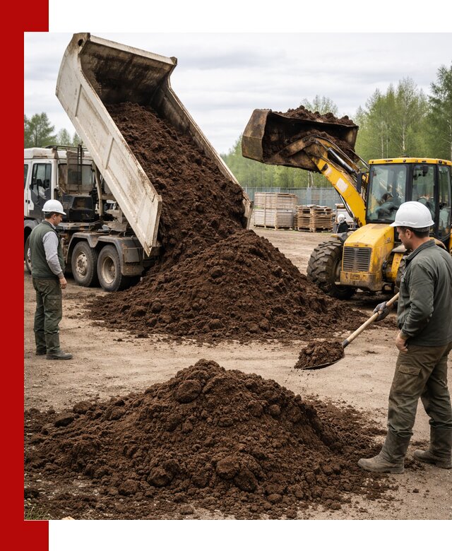 Доставка торфа оптом и в мешках в Ижевске