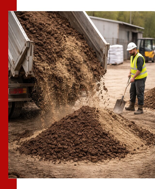 Доставка торфо-песчаной смеси в Ижевске для строительства и озеленения