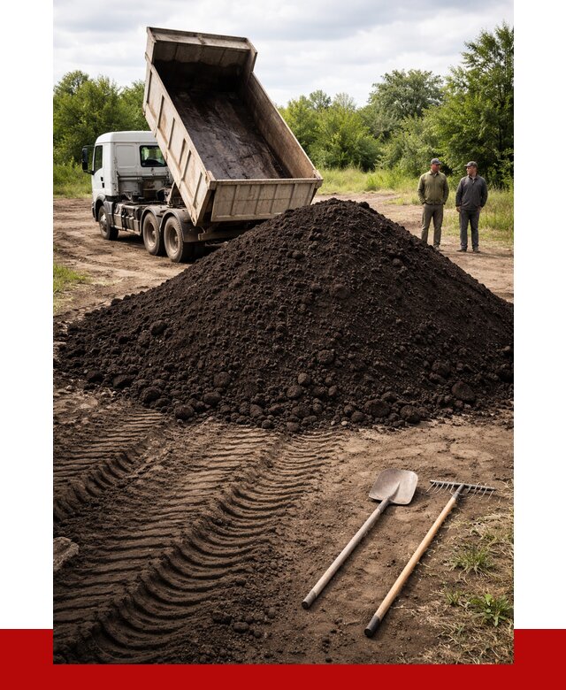 Купить чернозем навалом в Ижевске от 1246 р. за куб | ПРОНЕРУДЖвс