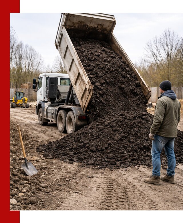 Доставка чернозема навалом в Ижевске быстро и выгодно