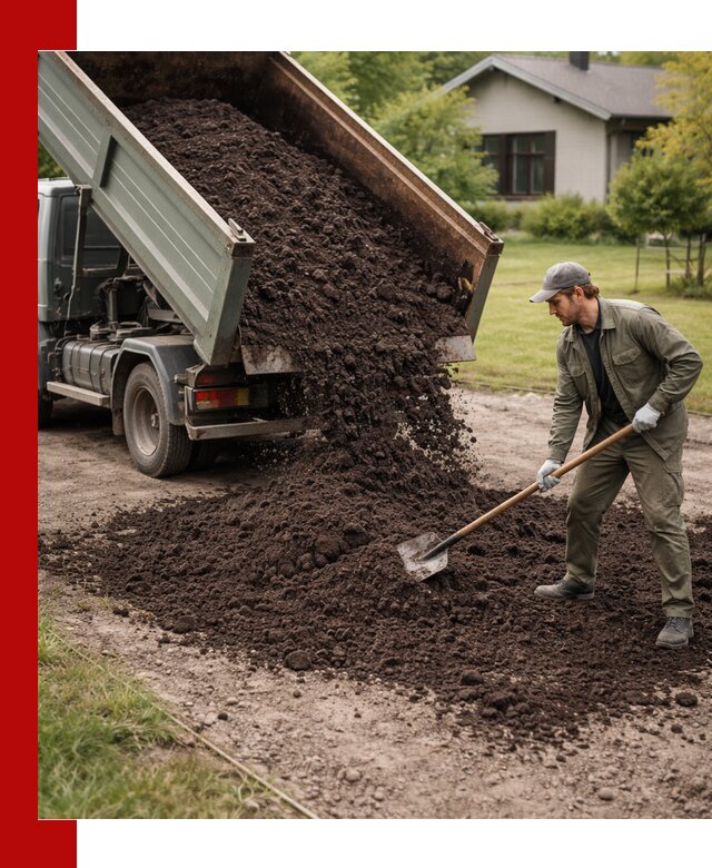 Чернозем для газона с доставкой в Ижевске быстро и качественно