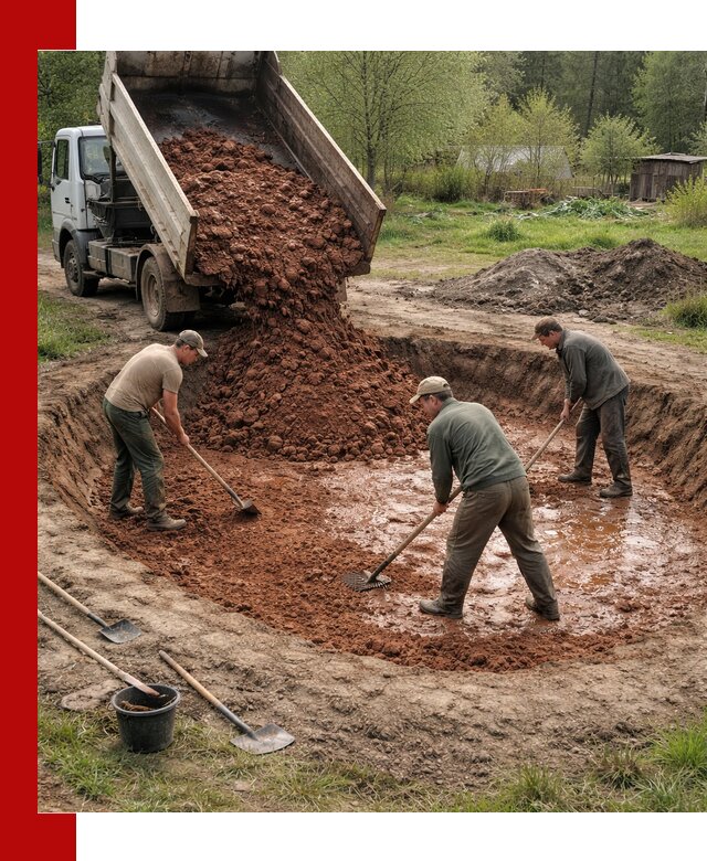 Купить качественную глину для пруда в Ижевске