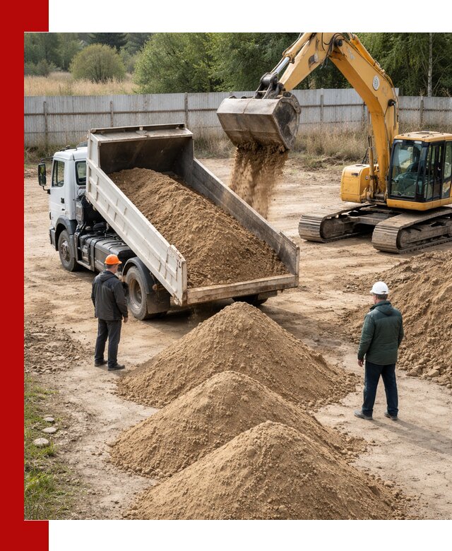 Доставка супеси вагонными и автопартиями в Ижевске