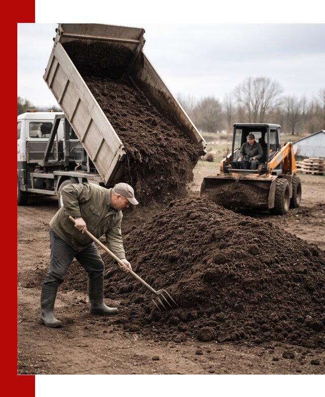 Доставка и продажа перегноя в Ижевске быстро и дешево